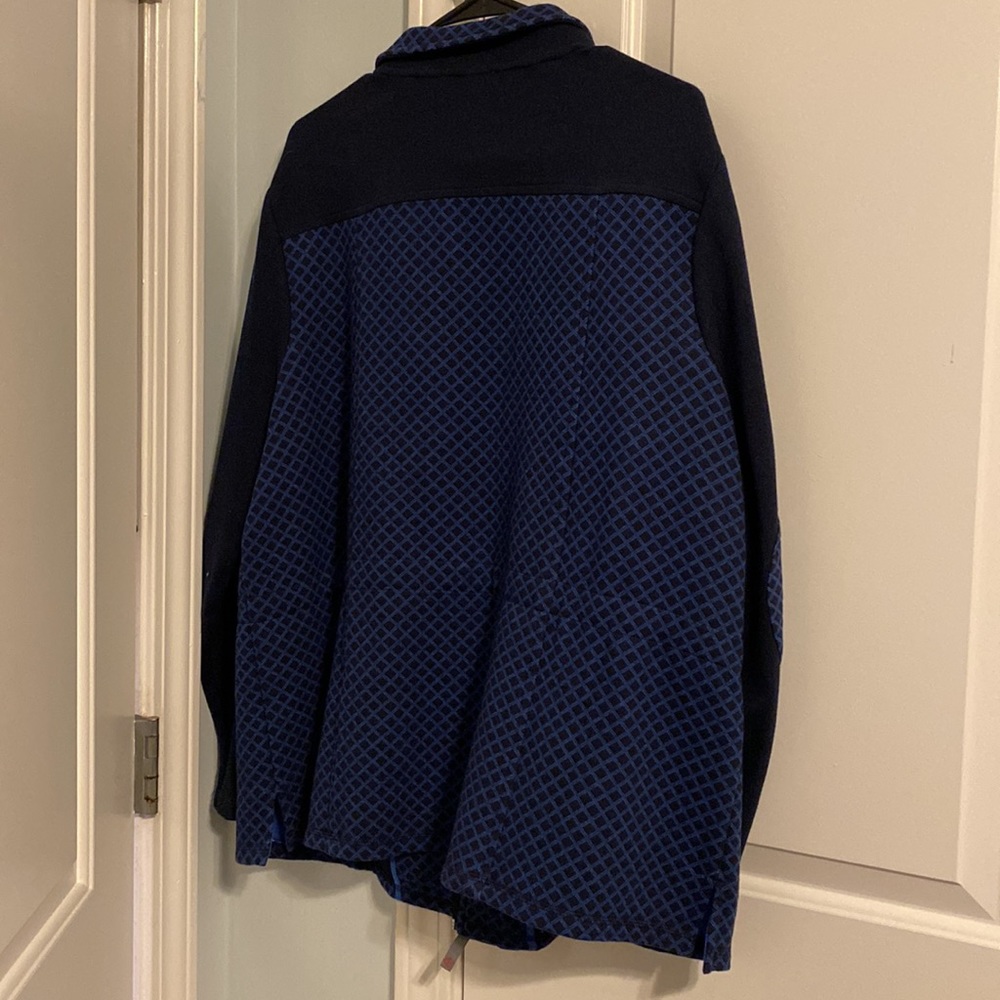 Talbots Navy Zip Up - Picture 4 of 8